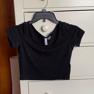 Black Crop Top